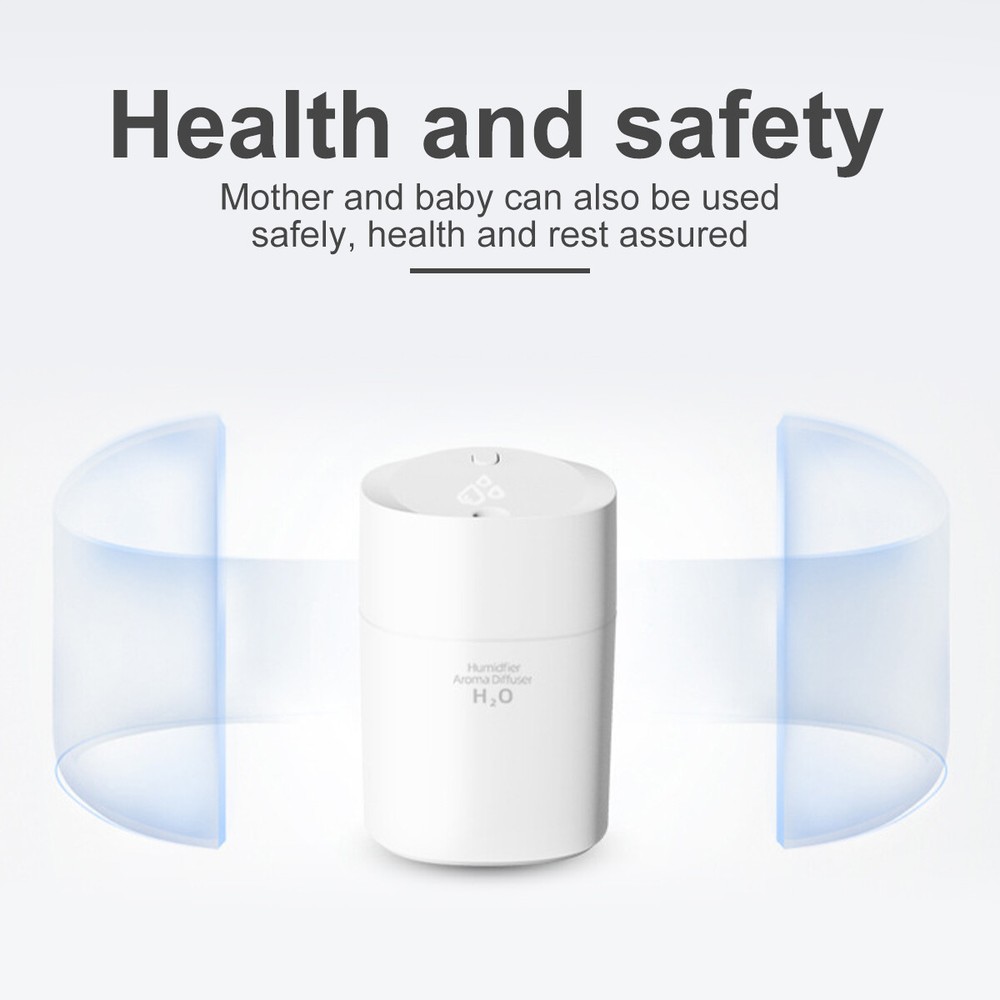 Air Humidifier Oil Diffuser Purifier Essential Aroma Aromatherapy LED Light