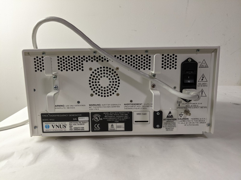 VNUS RFG2 Radio Frequency Generator | Version 4.4