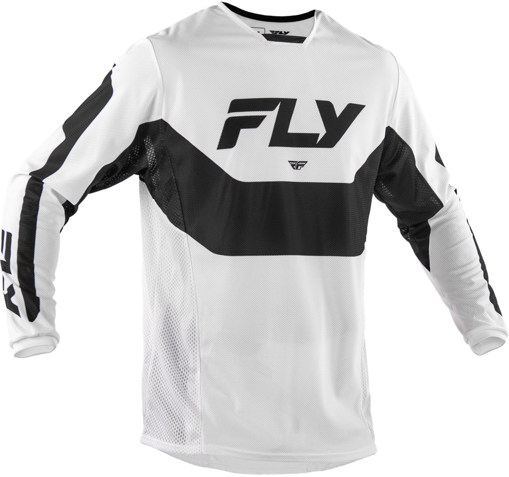 Kinetic Mesh Jersey White/Black For Xl