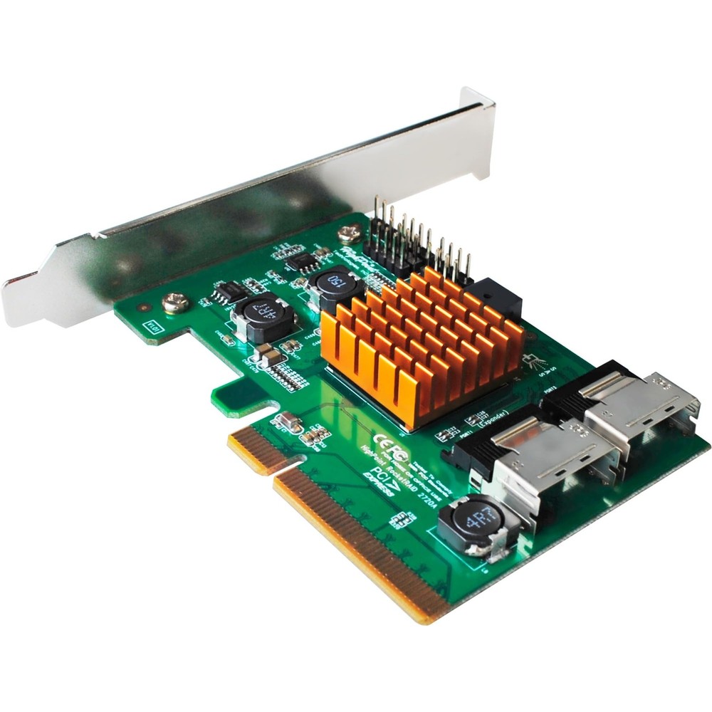 HighPoint RocketRAID 2720a PCIe 8 Channel 6Gbps SAS SATA RAID Controller