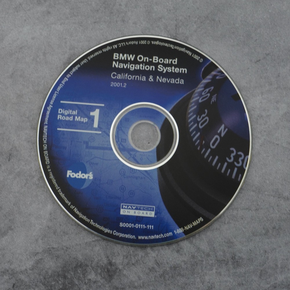 94-08 E38 E39 E46 E53 E65 E66 BMW 2001.2 NAVIGATION SYSTEM  DVD S0001-0111-111