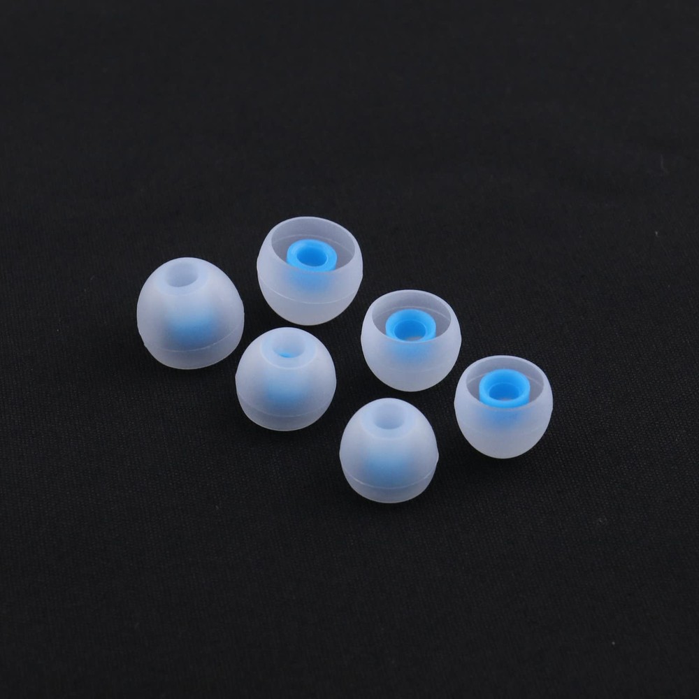 eMagTech 5Pcs Silicone Headset Clip Hook Replacement Bluetooth large, white