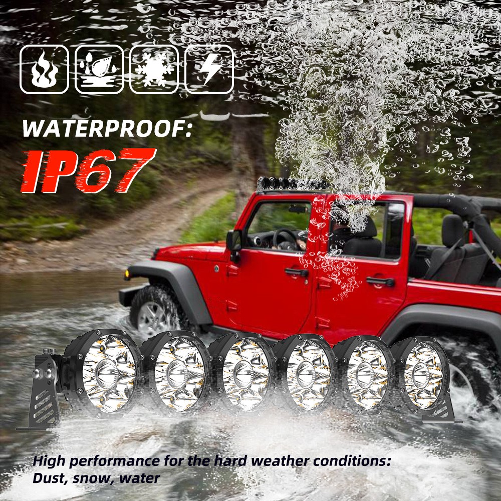 Roof Mount LED Light Bar Kit 8 Lights 42" Linkable 8x Fits Can Am Maverick X3