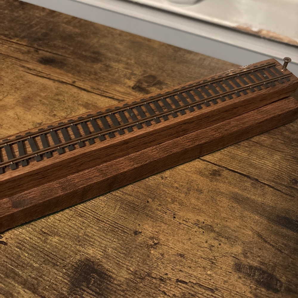 Train Tracks Stand Handmade