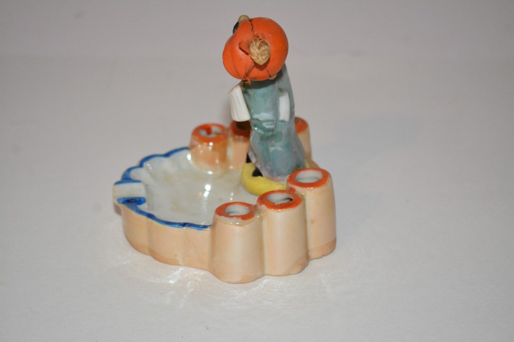 1940's Funny Drunk Hobo Lusterware Luster Ware Ashtray Japan HTF