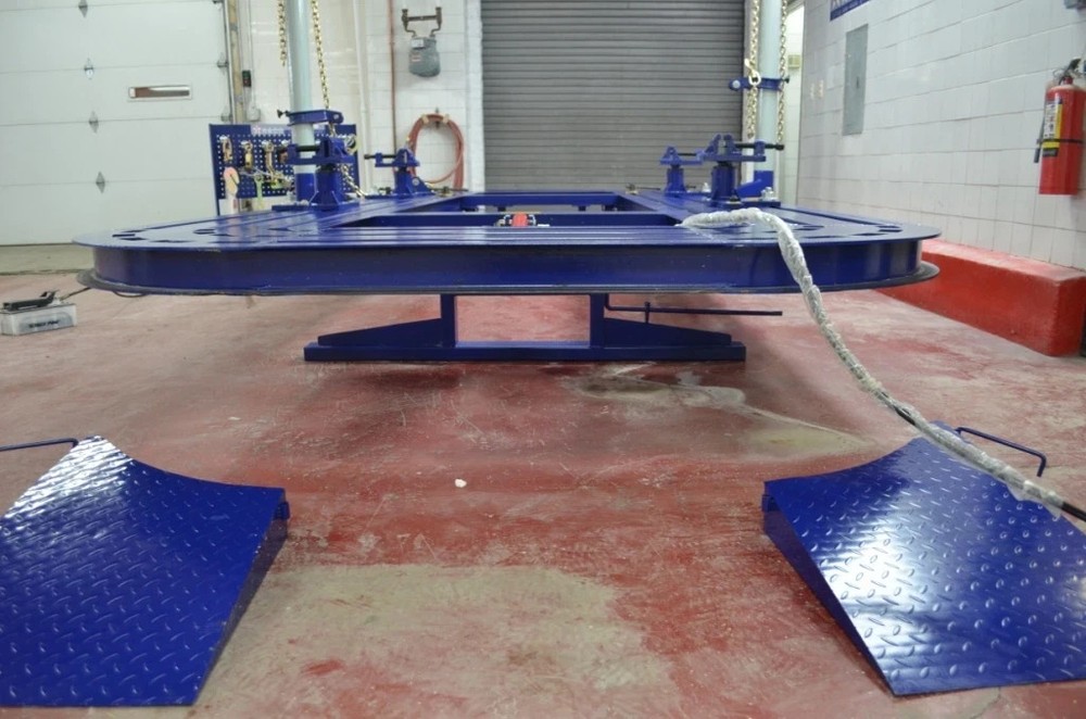 20FT Auto Body Frame Machine Rack w/ 2 Towers + 2D Measuring System + Jack