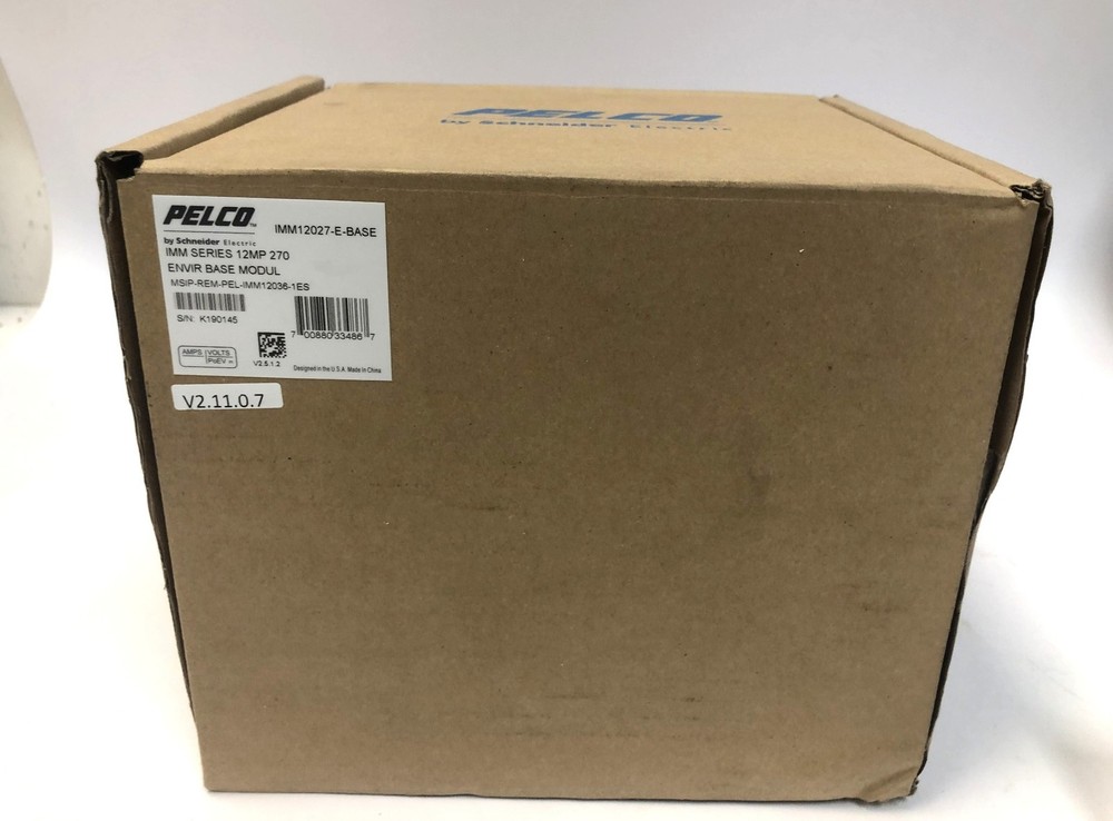 NEW PELCO IMM12027-E-Base  IMM 12MP 270° Panoramic Security Camera Base Module