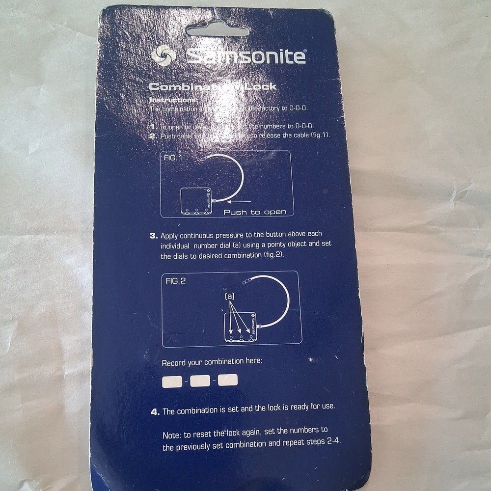 Luggage Lock Samsonite Luggage Lock Combination