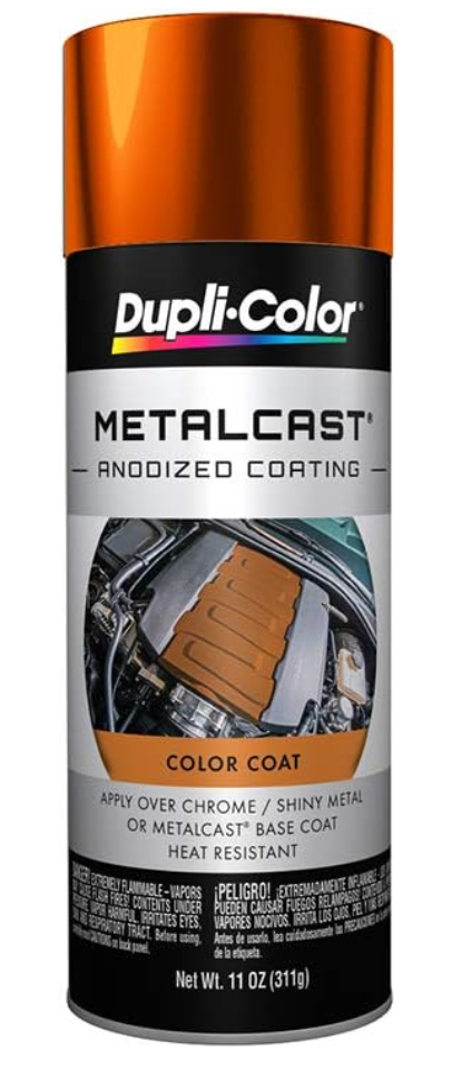 Orange Copper Anodized Coating Spray Brake Engine Custom Caliper Paint High Temp