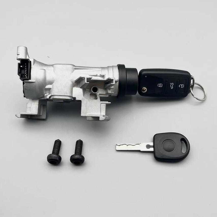 IGNITION SWITCH LOCK ASSEMBLY FOR VW JETTA 06-18 W/ REMOTE Control KEY SHELL