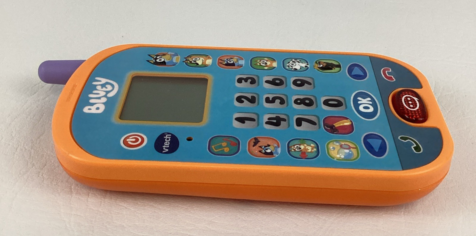 VTech Bluey Ring Ring Phone Preschool Toddler Learning Toy Character Activity
