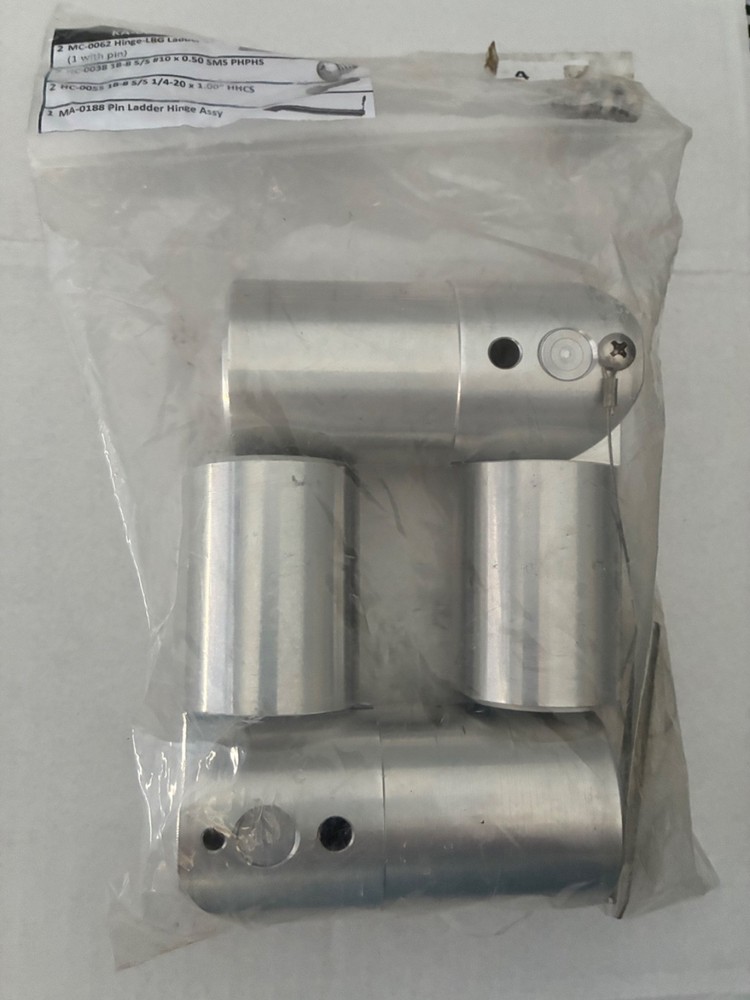 Swimming Pool Ladder Hinges [Pair] for use with Automatic Pool Covers 4" Socket