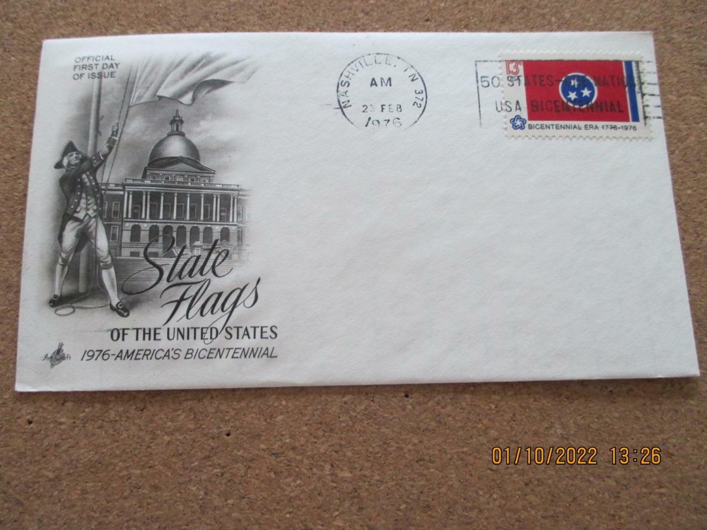 Tennessee: 6 Various First Day Covers