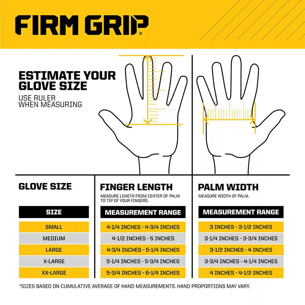 Large Nitrile Coated Outdoor & Work Gloves (40-Pack)