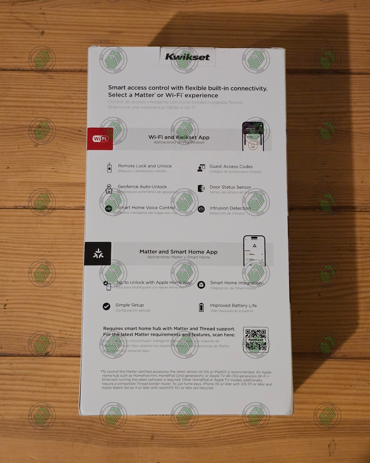 Kwikset Halo Select Plus Wi-Fi Matter Smart Lock Apple Home Keys - Satin Nickel