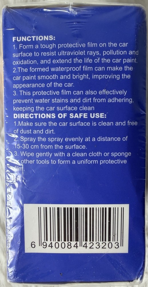 Quick Effect Coating Agent Persistent Type Instant Coating 4 fl oz New Sealed