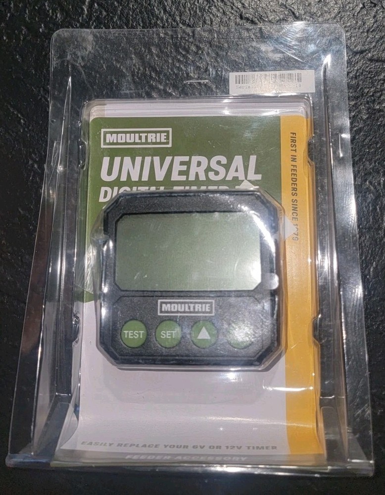 Moultrie Universal Digital Timer III Programmable Feeder Timer Black (MFA-15095)