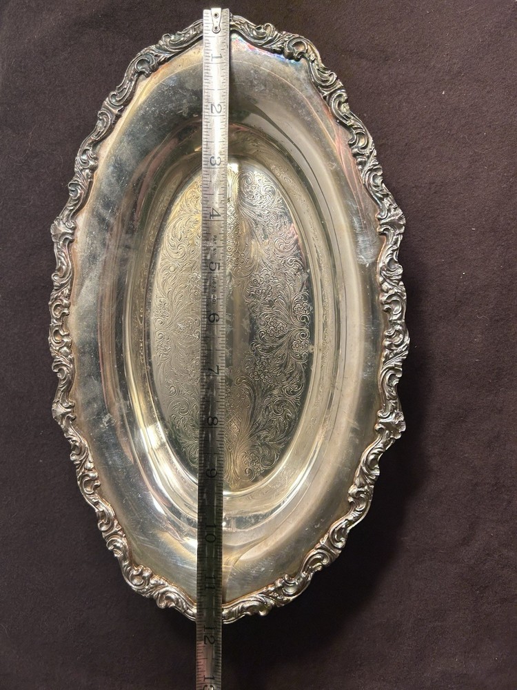 Silver Plate Footed (Heavy)