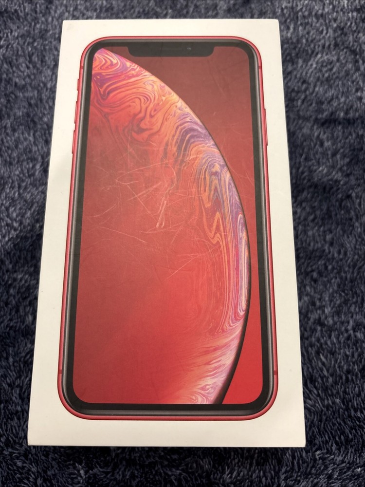 iPhone XR- Red, 128GB - Empty Box & Sticker Only