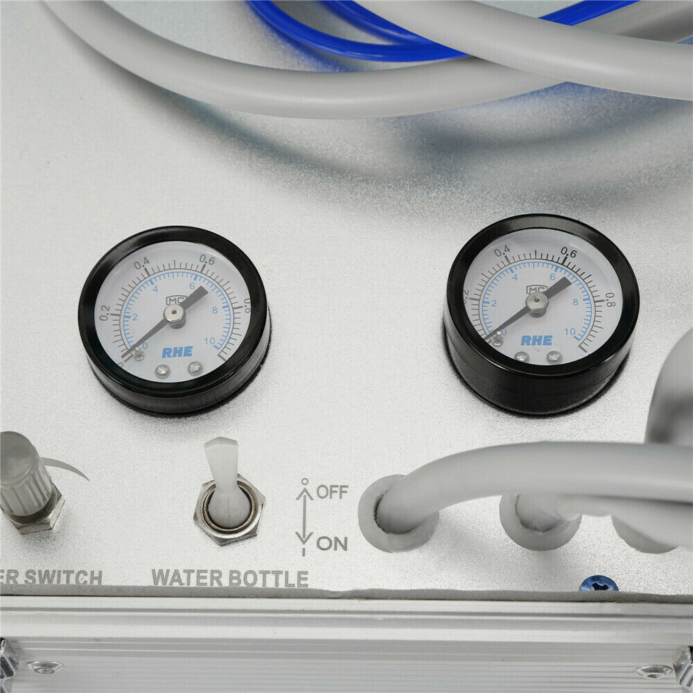 Portable Dental Mobile Delivery Unit Rolling Box Suction