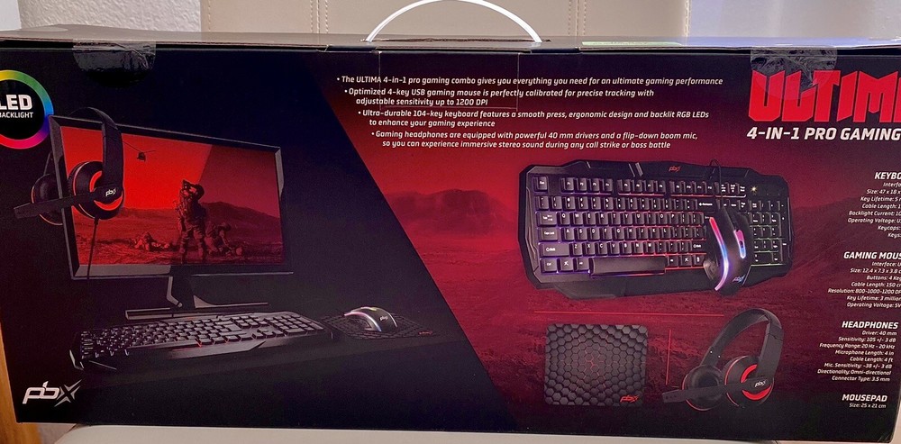 PBX Pro Gaming Accessory 4-in-1 Bundle