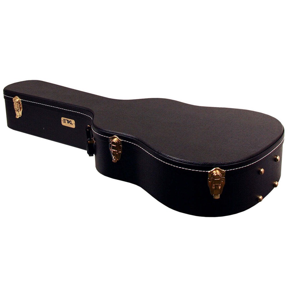 TKL Premier Dreadnought 6 String Guitar Hardshell Case - Black