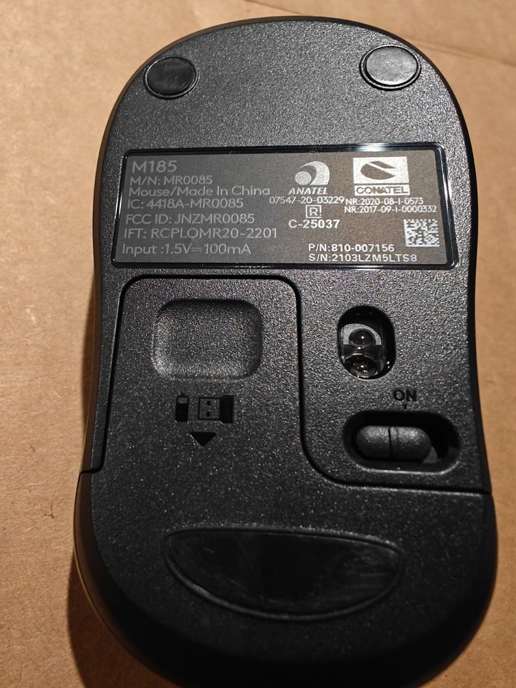 Logitech MK300 Wireless Keyboard and M185 Mouse Combo