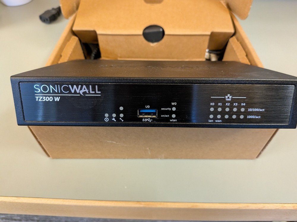 SonicWall TZ300W (APL28-0B5) Firewall Network Security Appliance, Working