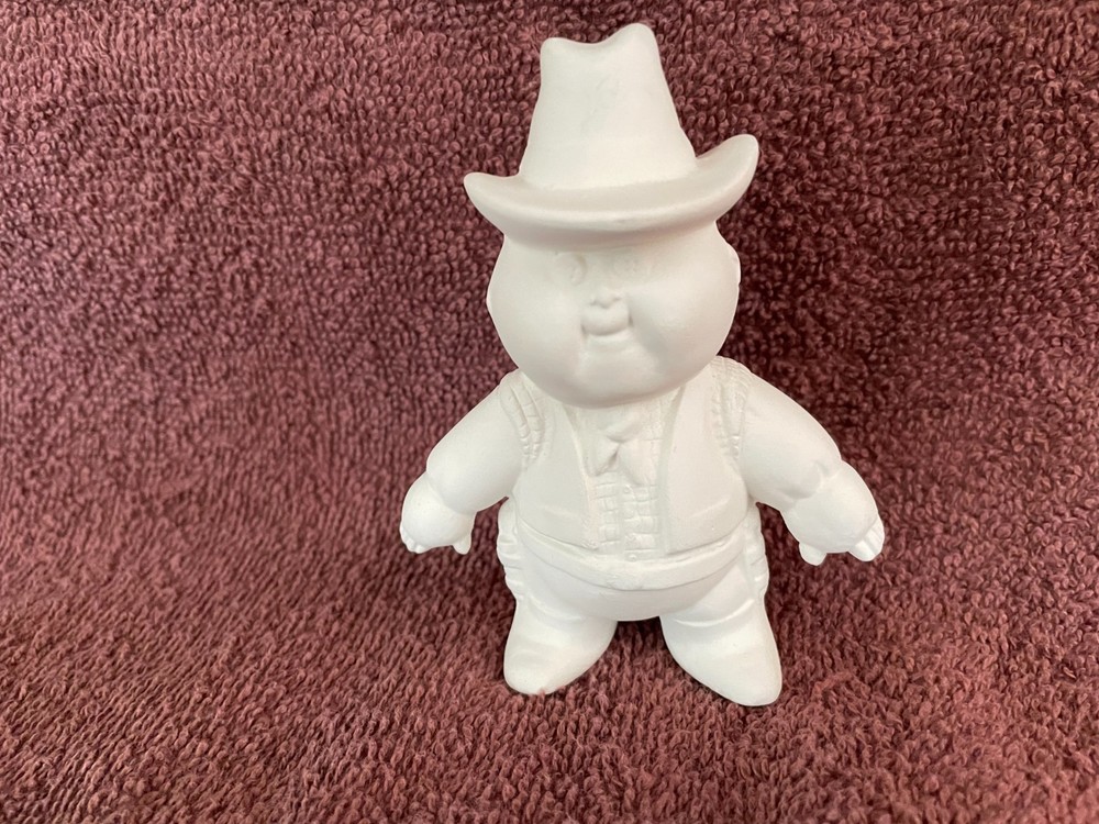 Cowboy Ceramic Bisque Ready-to-Paint