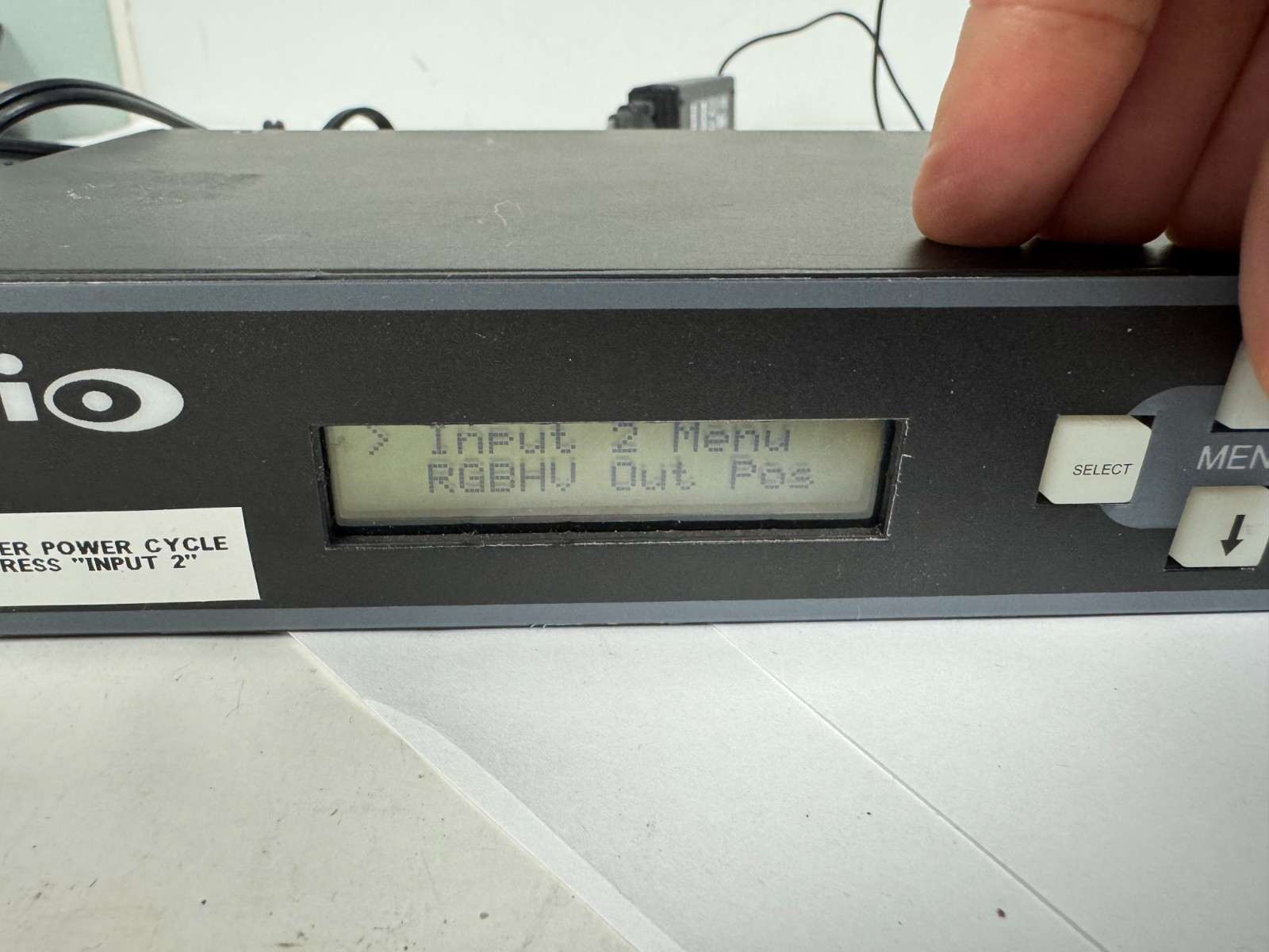 Vaddio 999-5690-000 UXHD CrossPoint Converter w/Cord. POWERS UP!