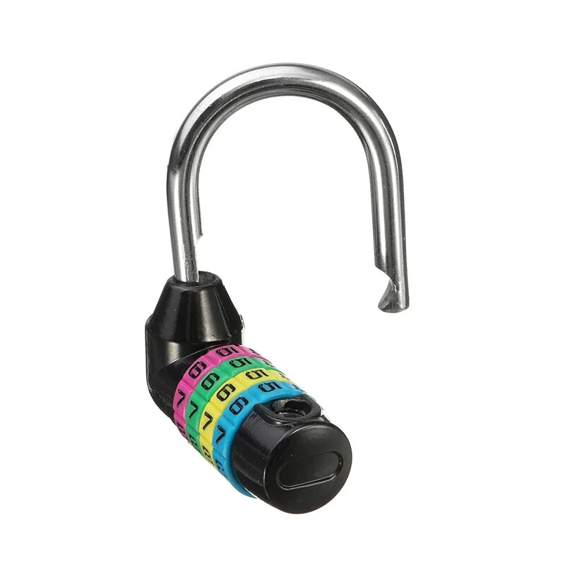 4 Digit Combination Safety Padlock Lock Security Password Gym Resettab Code