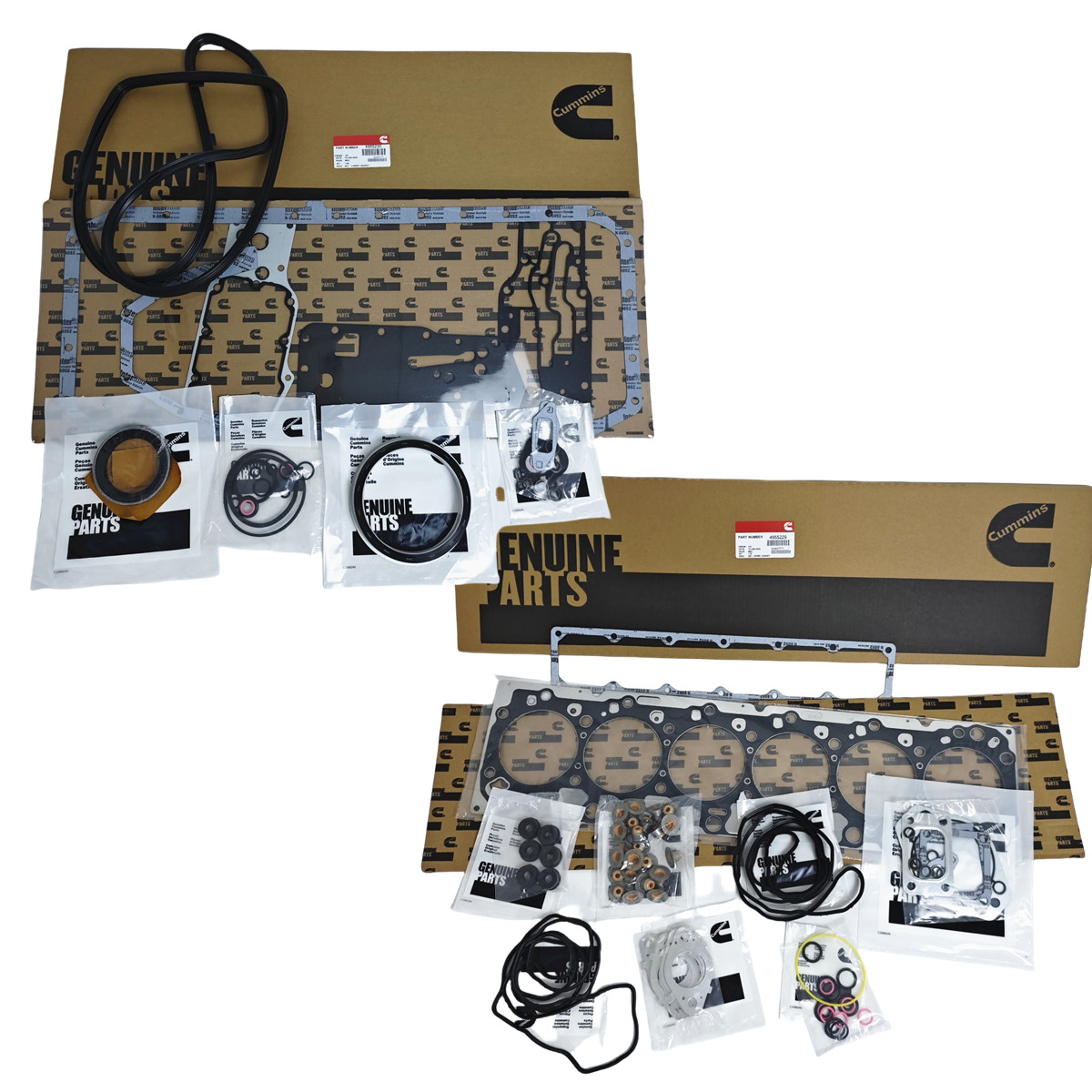 Upper+Lower Overhaul Engine Gasket Set for Cummins 6.7L ISB QSB 4955229 4955230