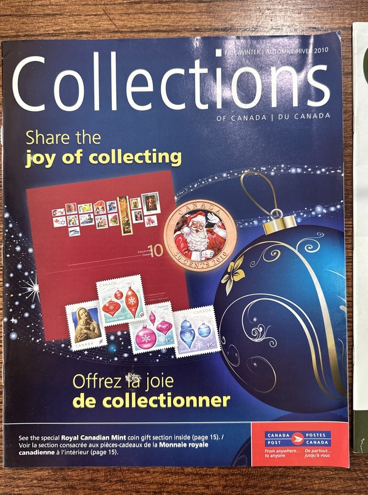 2010 Canada POST PHILATELIC COLLECTIONS STAMPS MAGAZINE Lot H879