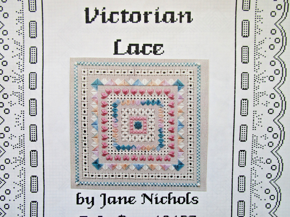 Victorian Lace Embroidery Pattern with Partial Supplies