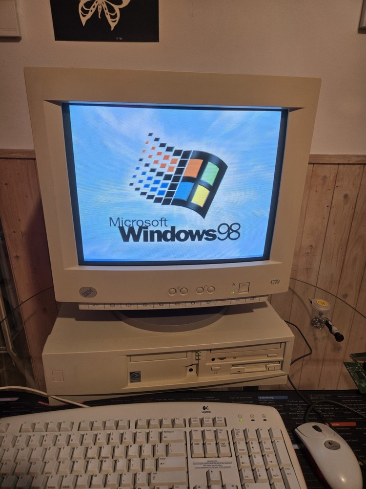 Vintage Retro Gaming Pc Computer Pentium II