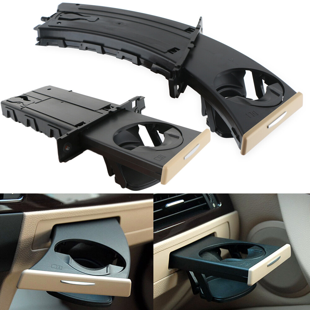 Left Driver & Right Passenger Retractable Cup Holder Fit For BMW E90 E91 E92 E93