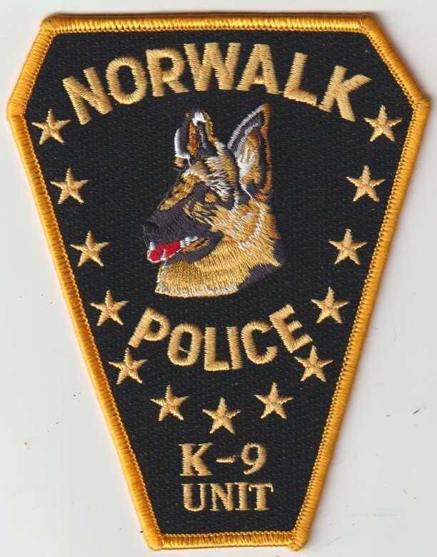 Norwalk CT K-9 Unit obsolete patch shipped from Australia