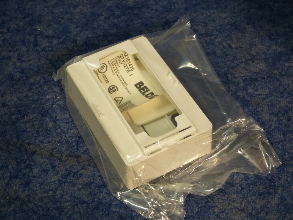 Belden AX101476 Single Gang Interface Surface Adapter Box, 25pack (H21)