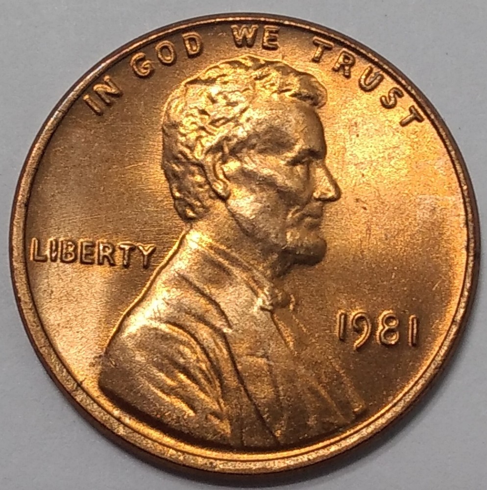 1981 Gem Mint State Lincoln Cent