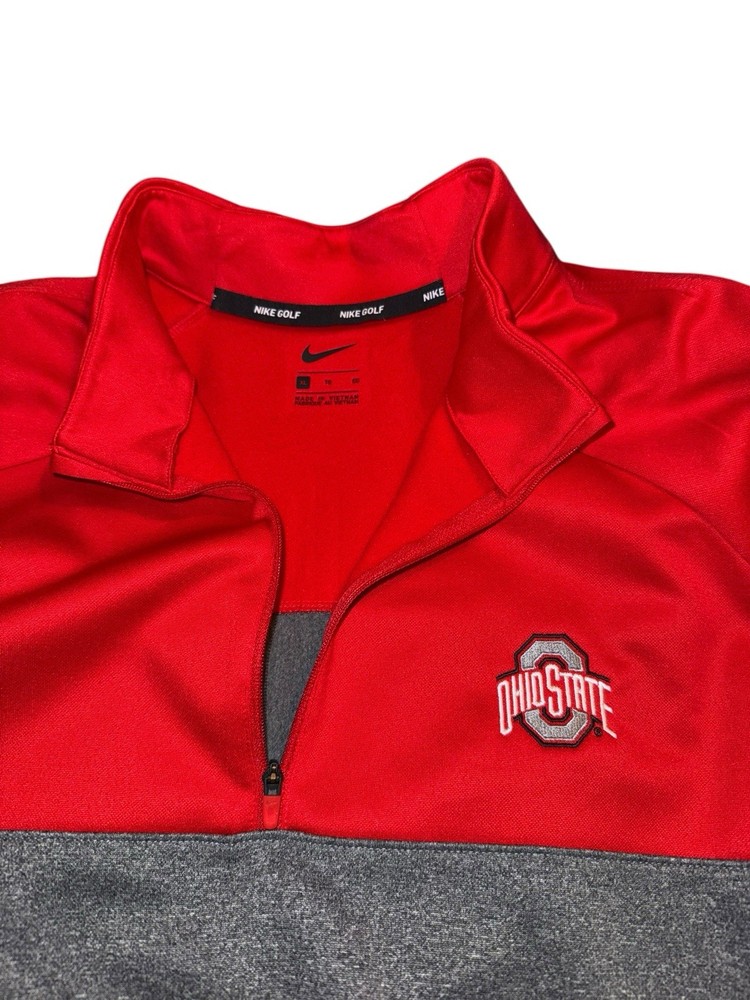 Ohio State Buckeyes Nike Golf 1/4 Zip Pullover Men's XL