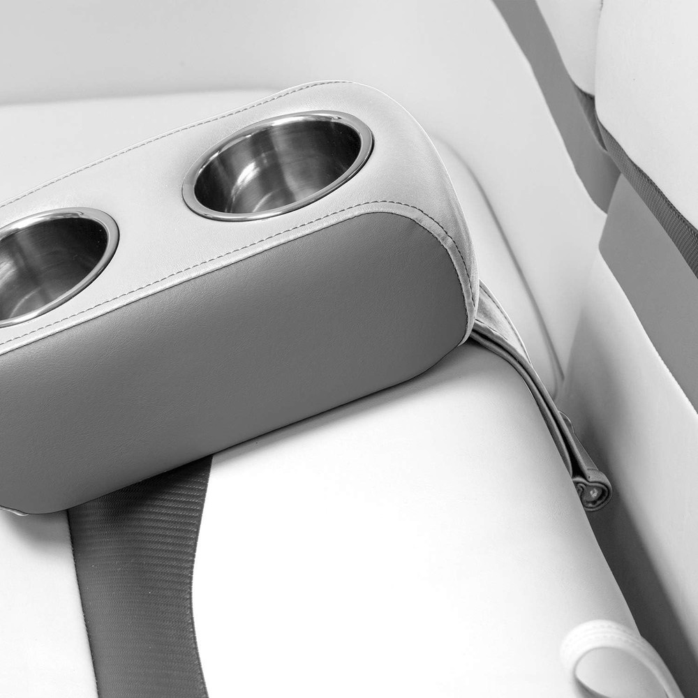 Wise 3059-1884 Pontoon Double Drink Holder with Platinum / Mocha Java