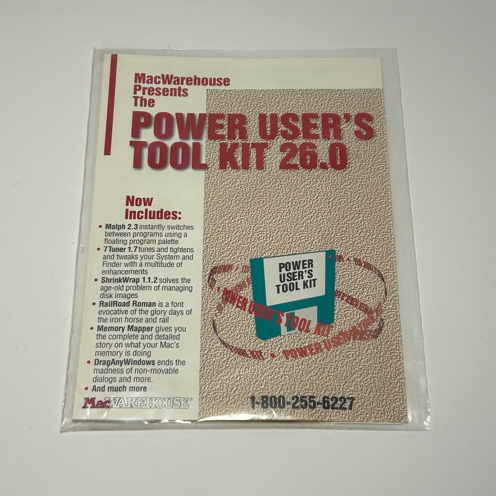 Floppy Disk Mac Warehouse The Power User's Tool Kit 26.0 Mac