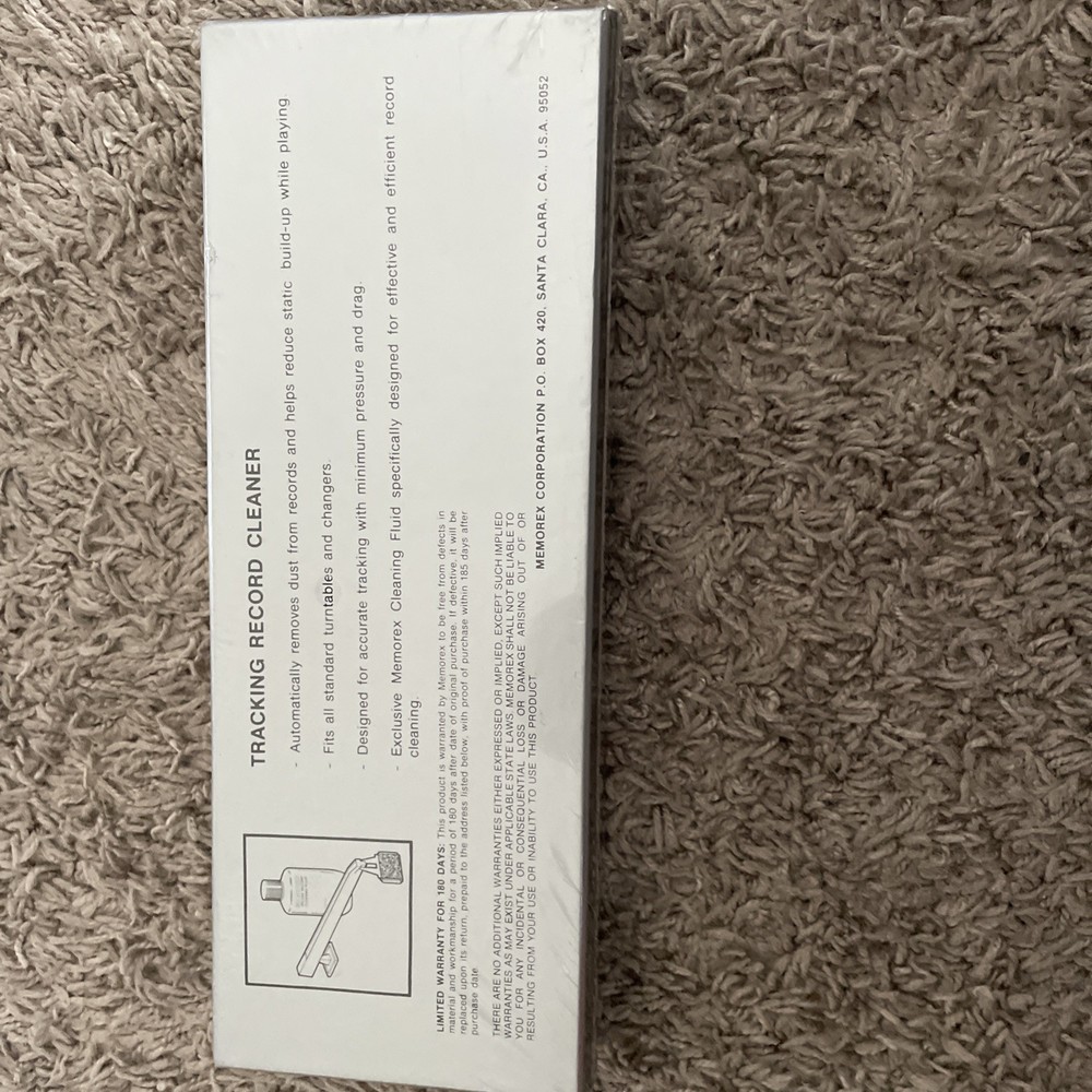 Memorex Tracking Record Cleaner