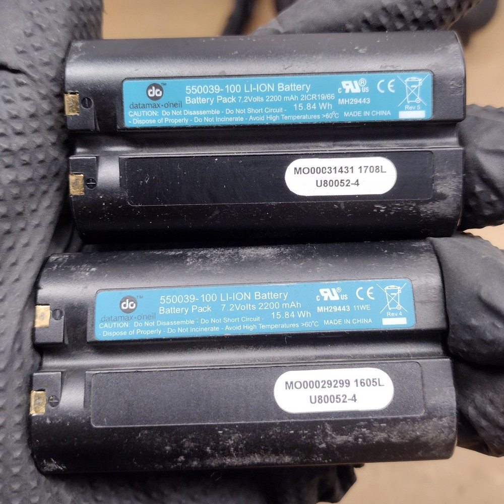 DataMax O'Neil MicroFlash 4te Bluetooth Portable Thermal Printer w/PwrCrd - USED