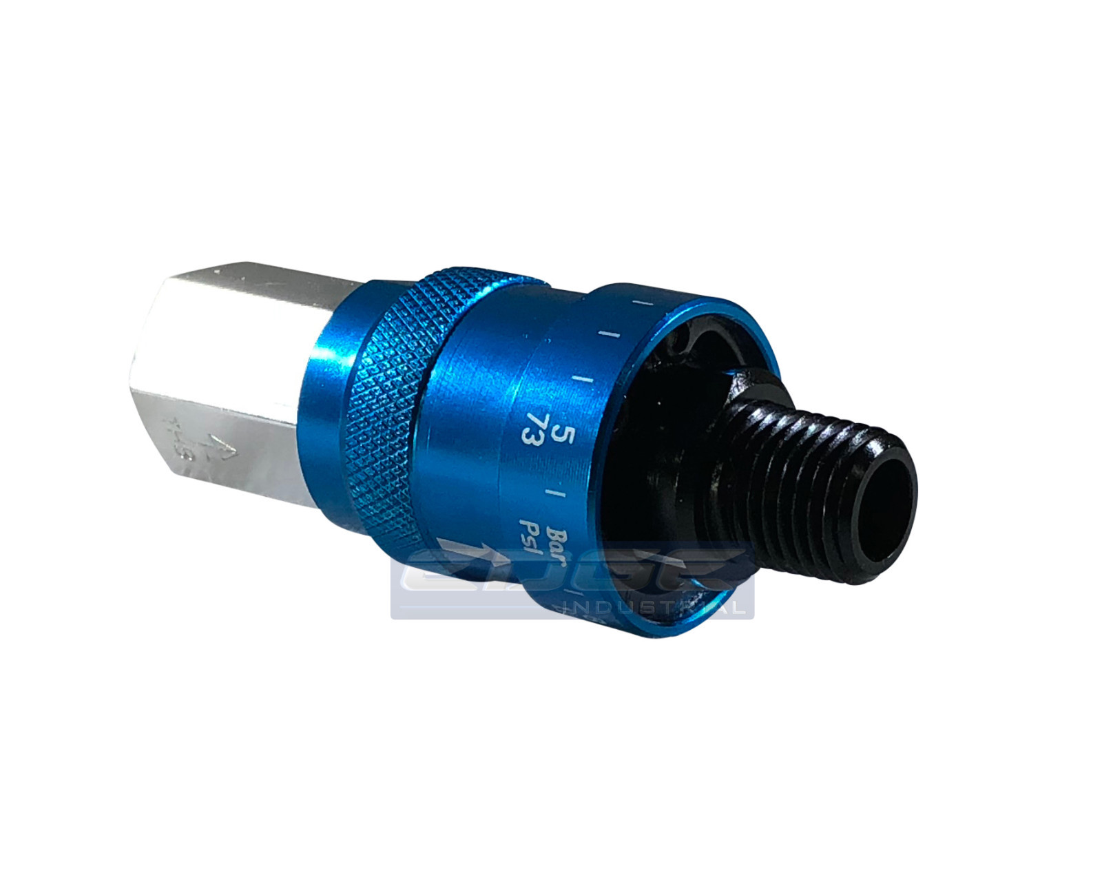 ADJUSTABLE IN LINE PRESSURE REGULATOR FOR PNEUMATIC AIR TOOL,70-120PSI, 1/4 NPT