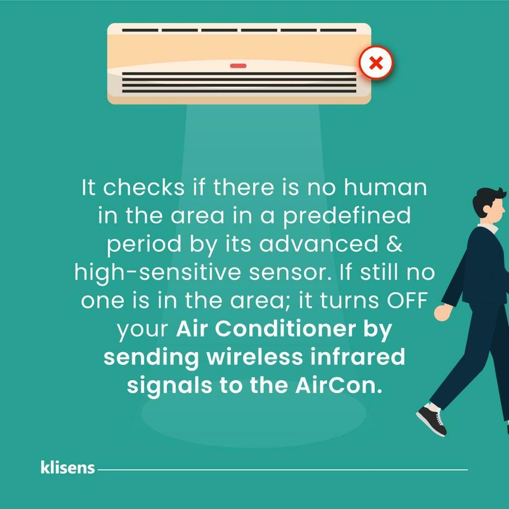 AIR OFF KLISENS | Battery Powered Occupancy Sensor | DIY Install | Easy to Set