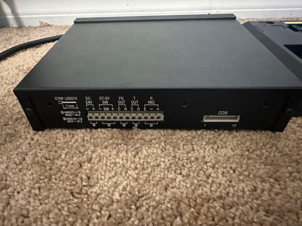 Aiphone IS-IPMV IP Security Window Intercom Base + MU-100 Controller LME-100 Mic