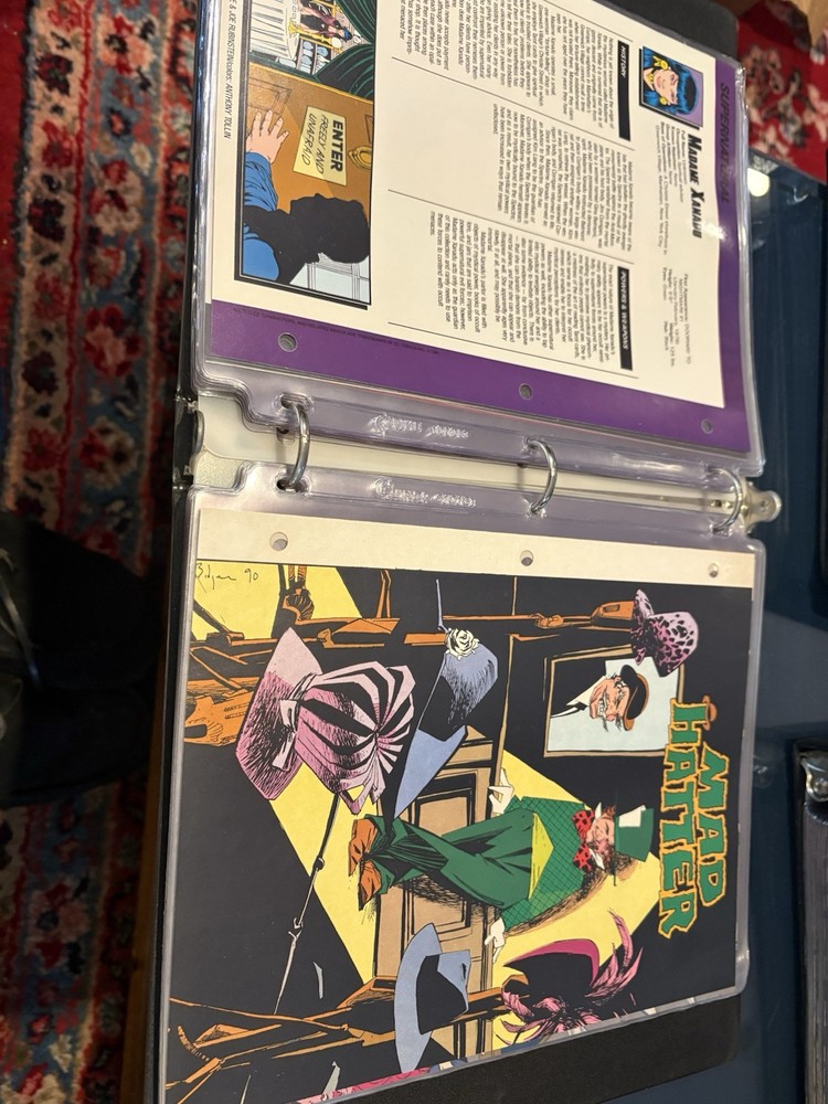 Comic Book Bio Binders