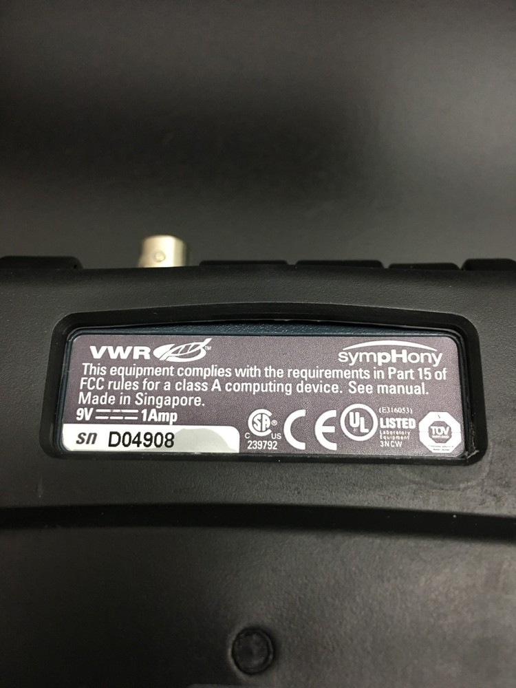 VWR sympHony Model SB70P Portable PH Meter