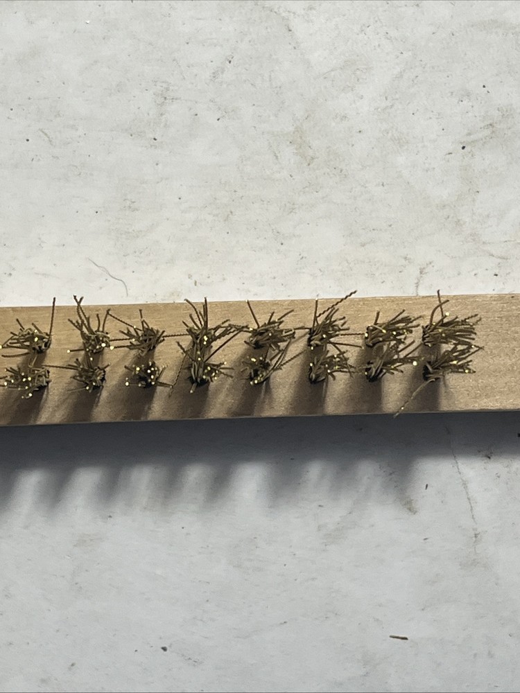 (20) Brass Bristled Wire Brushes